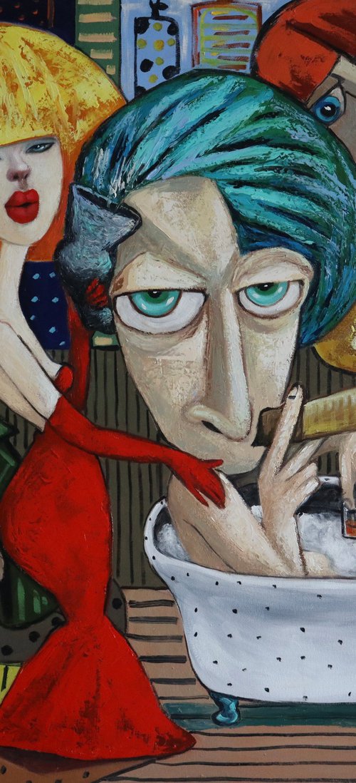 King of jazz and lady in red by Ta Byrne