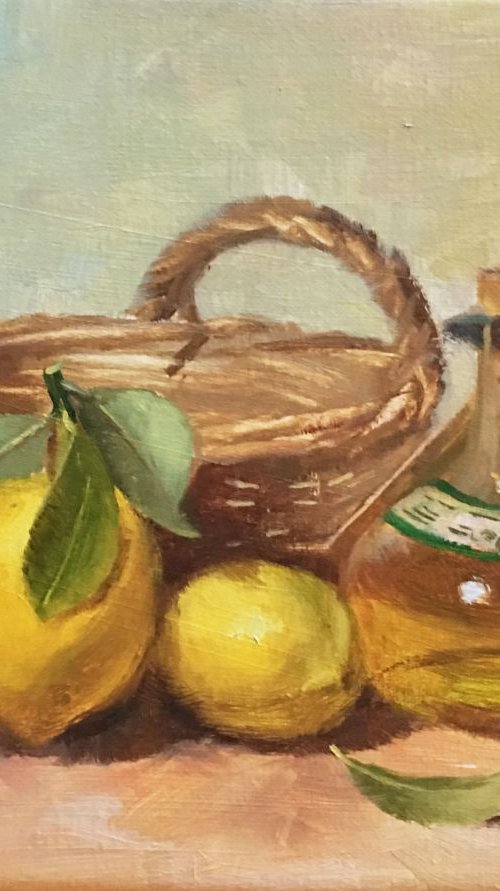 Still Life with Lemons by Ling Strube