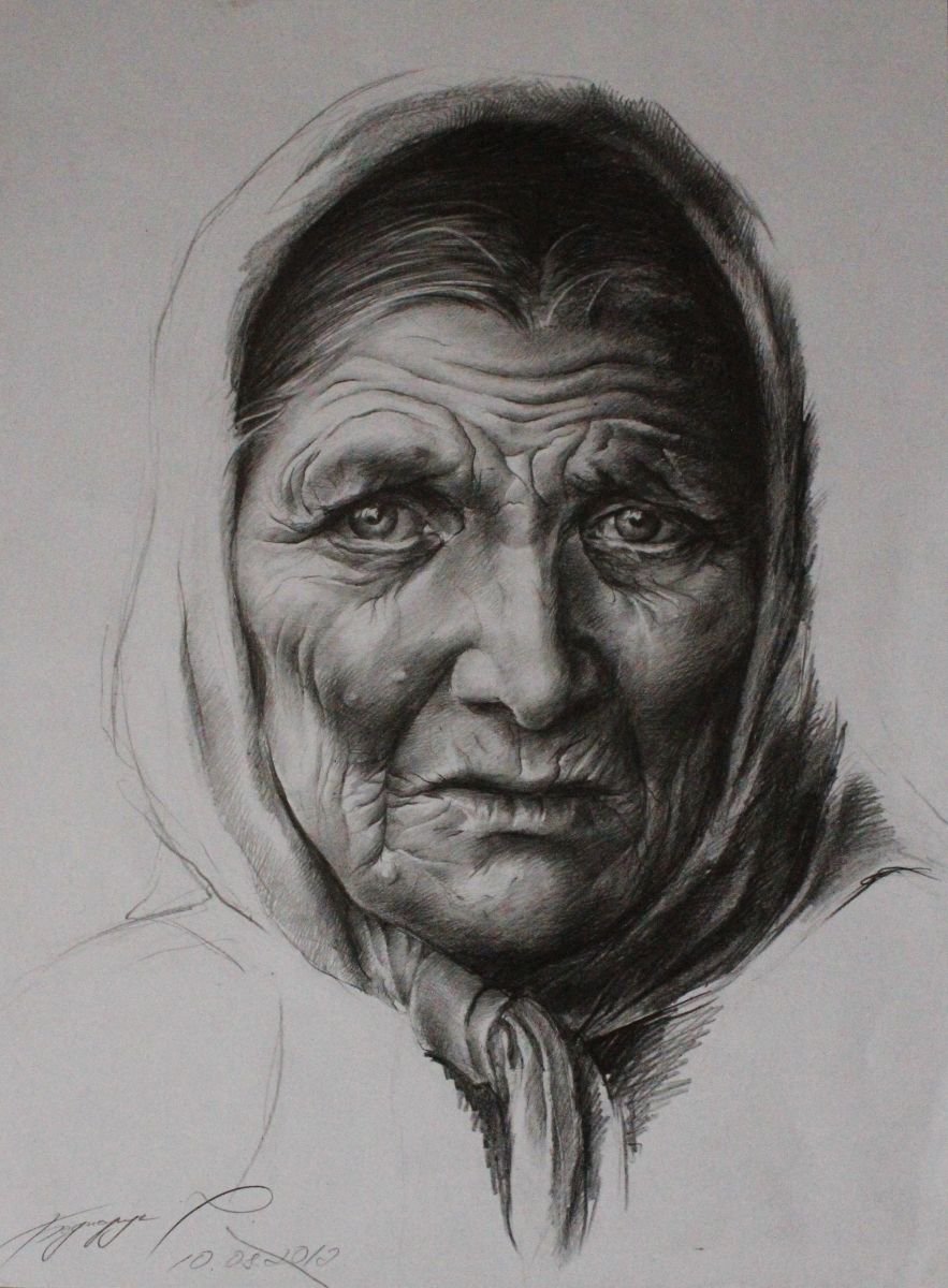 Easy Drawing Sketching Human Caricature Old with Realistic