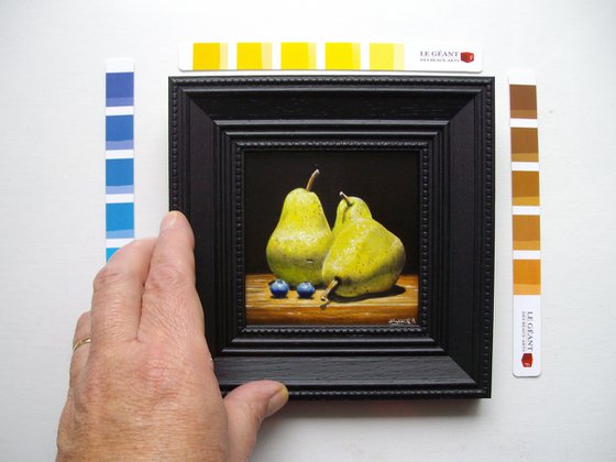 Three small pears