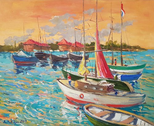 Boats - One of Kind by Hrachya Hakobyan