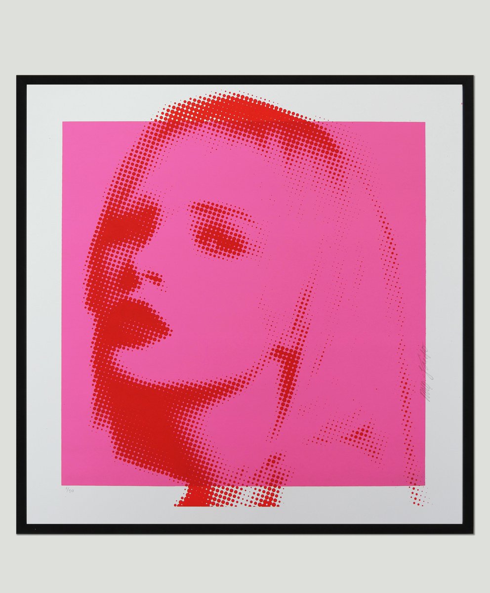 Color Me Pink - Screenprint (40x40cm) - Original Artwork by ROCO Studio