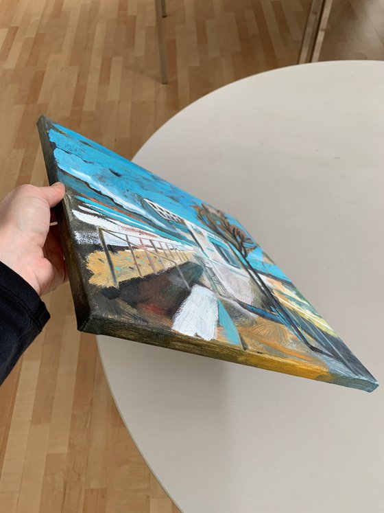 French Riviera. Seaside Kiosk