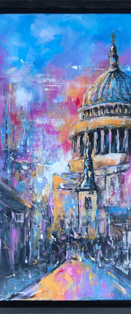 St Pauls Cathedral light explosion by Ewen Macaulay