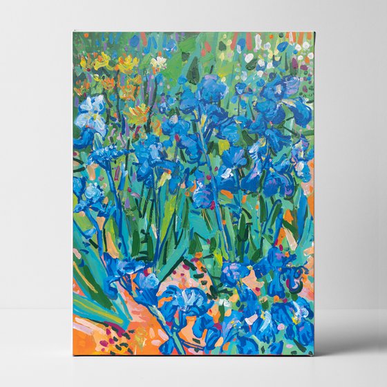 Vincent's Blue Irises 2