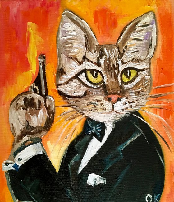 Troy Cat  James Bond 007, Fabulous feline.