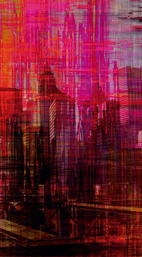 Texturas NYC skyline by Javier Diaz
