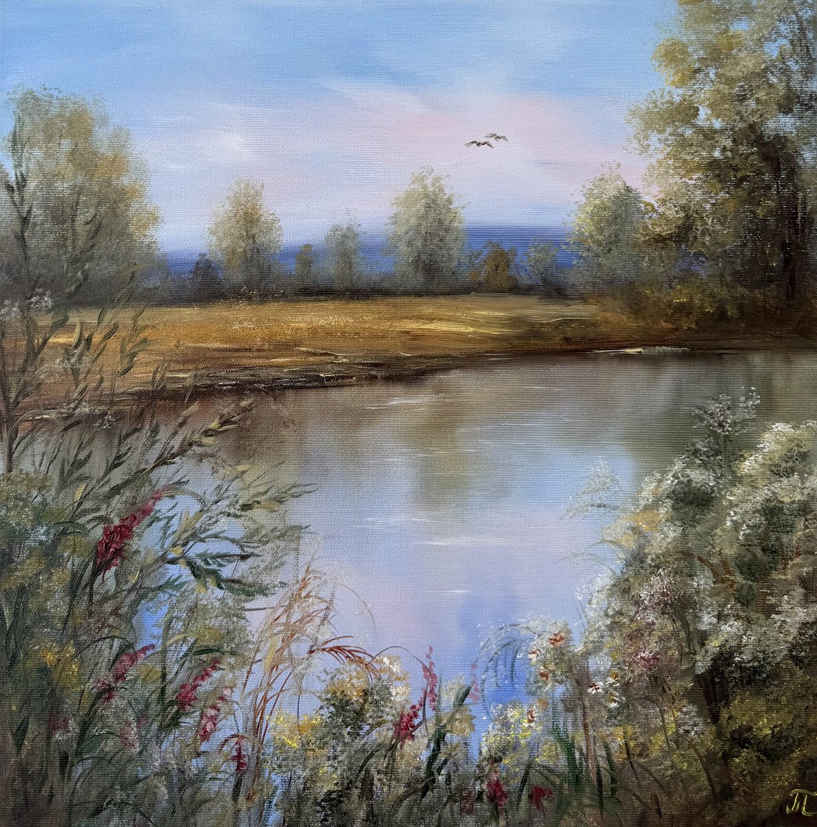 Open And Quiet By Tanja Frost, 16 X 16, Artwork For Sale On Artfinder