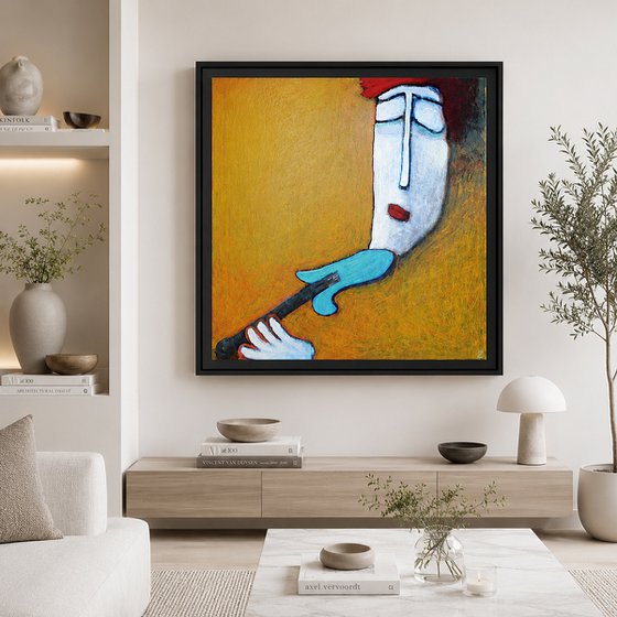Viol Musiek (100cm x 100cm x 1.6cm)