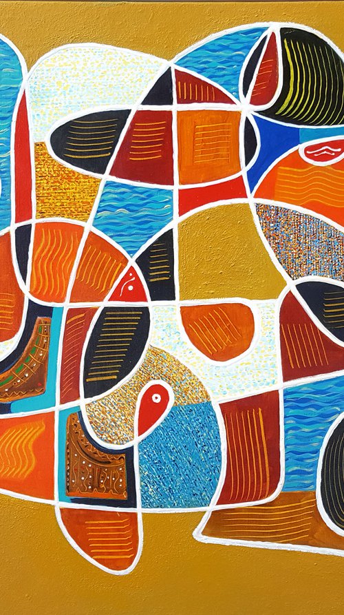 Fish in Waves by Vadim Vaskovsky