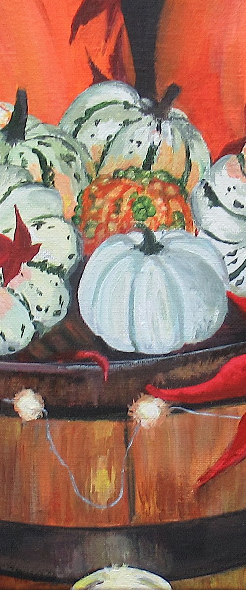 Spooky Season Gourds by Nina Elaine Thompson