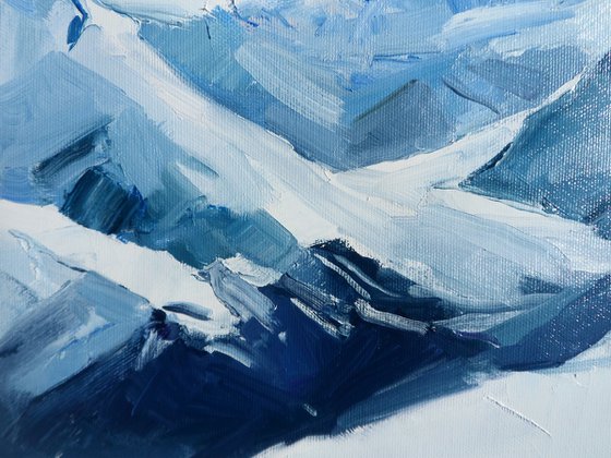 Winter Mountains Winter Painting Art Fine Art Landscape