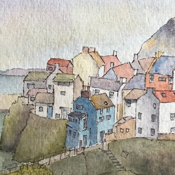 Sunshine over Staithes