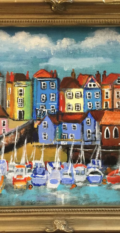 A Smartie Box Harbour Town by Suzette Datema