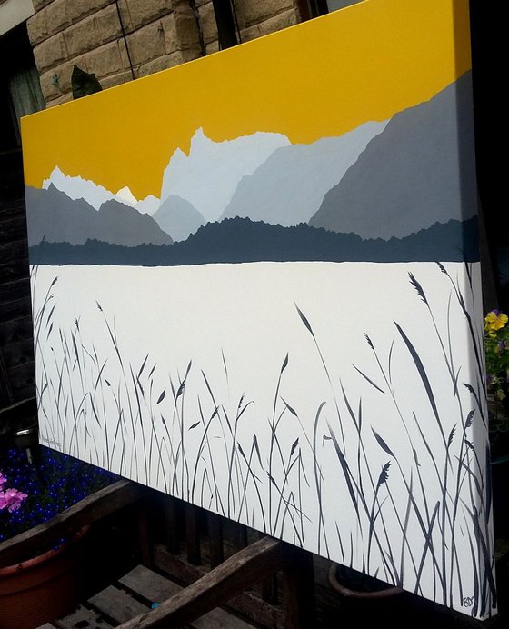 Across Windermere, The Lake District (LARGE painting)