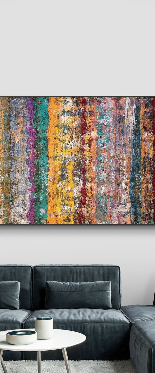 Visual Resonance of Colour Soundwaves/08 by Kristina Markauskaite
