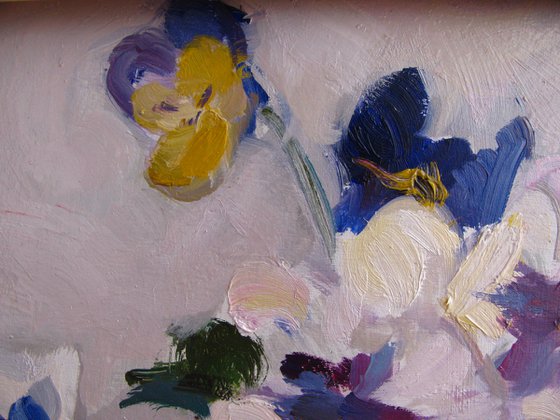 Bouquet of pansies