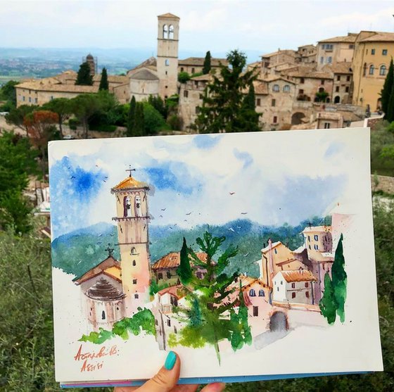 Sketch from Assisi