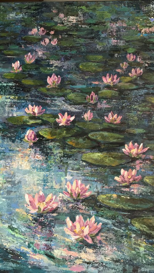 Lilly pond no4 by Colette Baumback