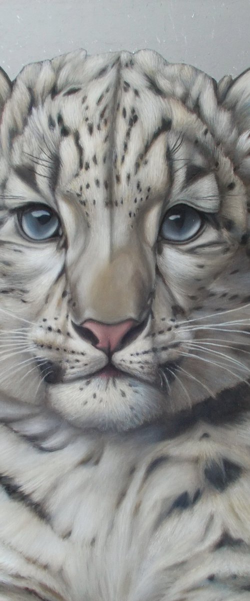 "Irbis", animalistic art by Tatyana Mironova