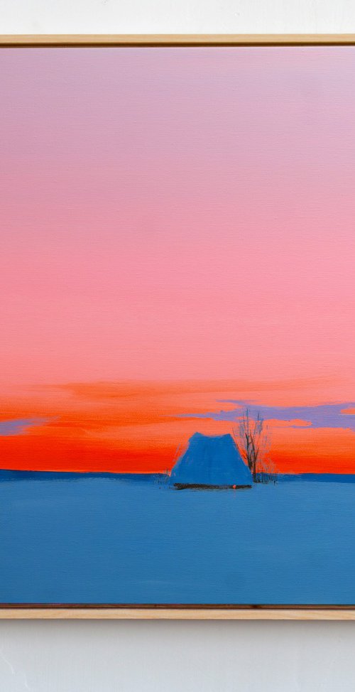 Serene Winter Evening by Bohdan Katolyk