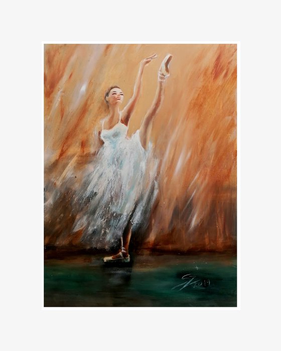 In Rehersal, Ballet dancer