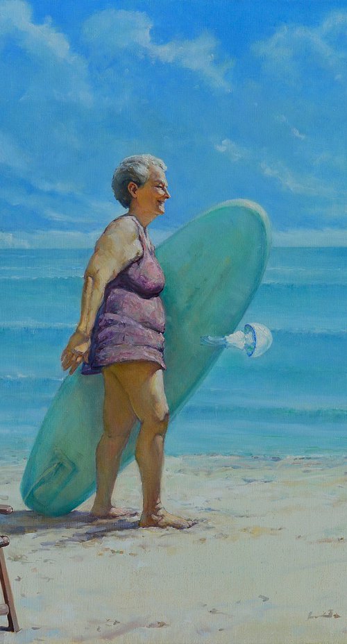 Cold Seashore by Oleg Kateryniuk