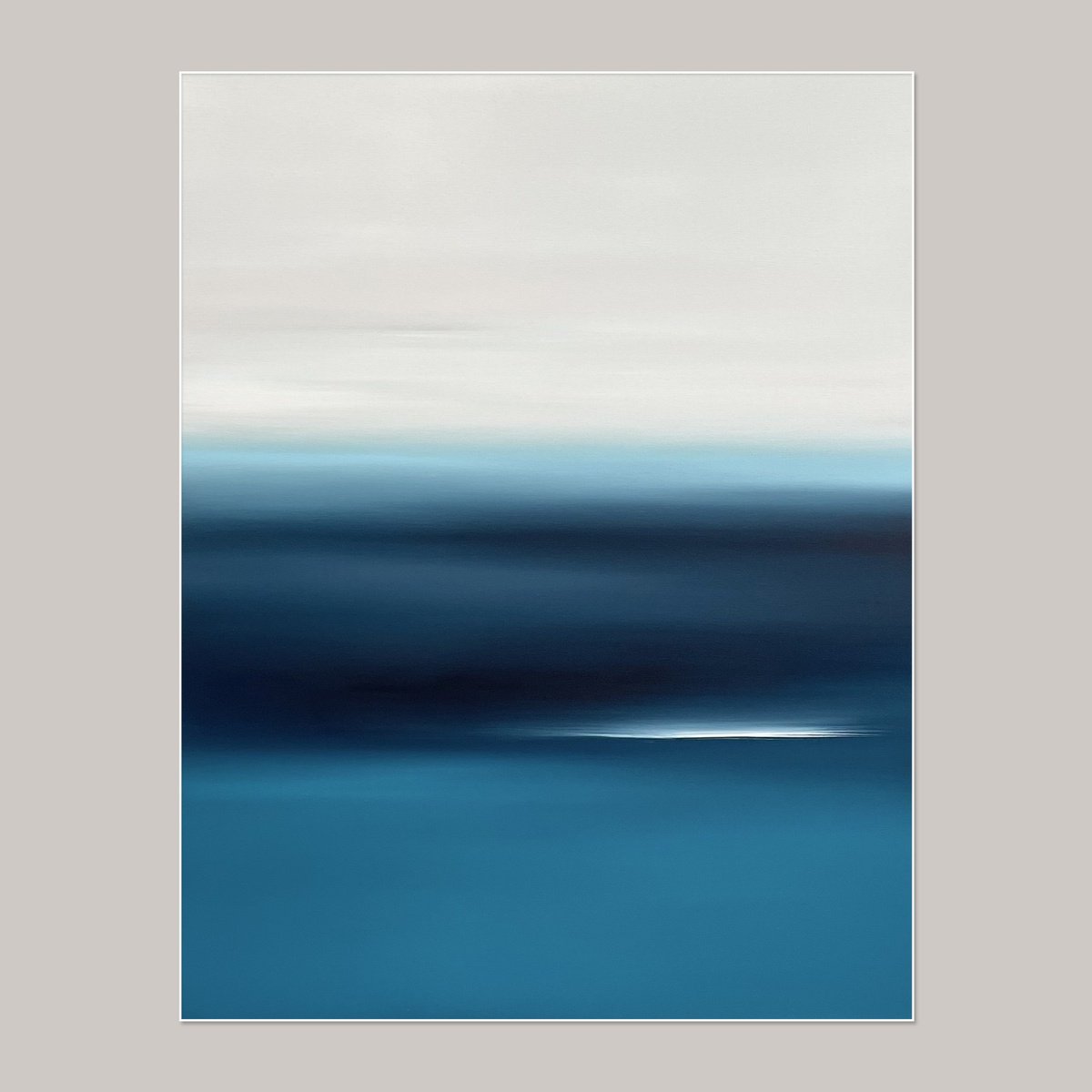 Surrealistic Landscape Oil Painting By Larissa Uvarova, 24 X 31", Deep Inside #52, Original Artwork