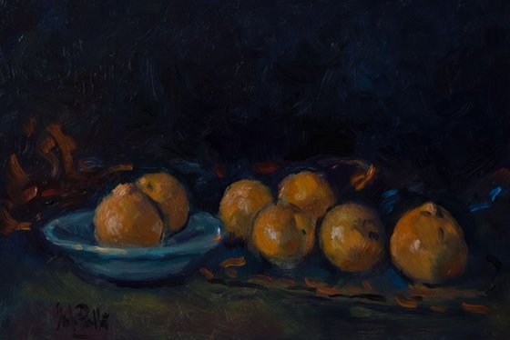 Tangerines and Bowl