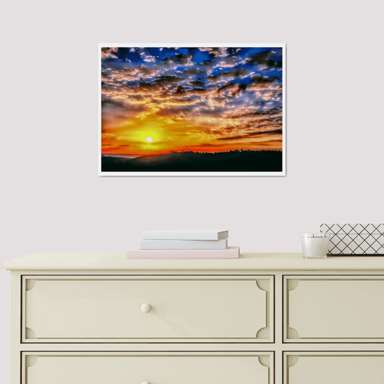 Indian summer #4. Abstract Sunrise Seascape Limited Edition 11/50 16x11 inch Photographic Print