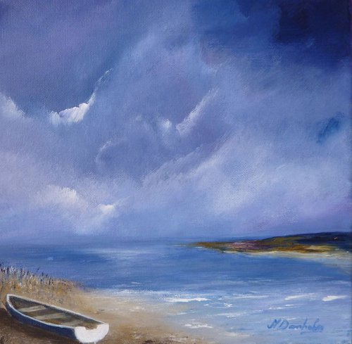 Boat on a Beach by Margaret Denholm