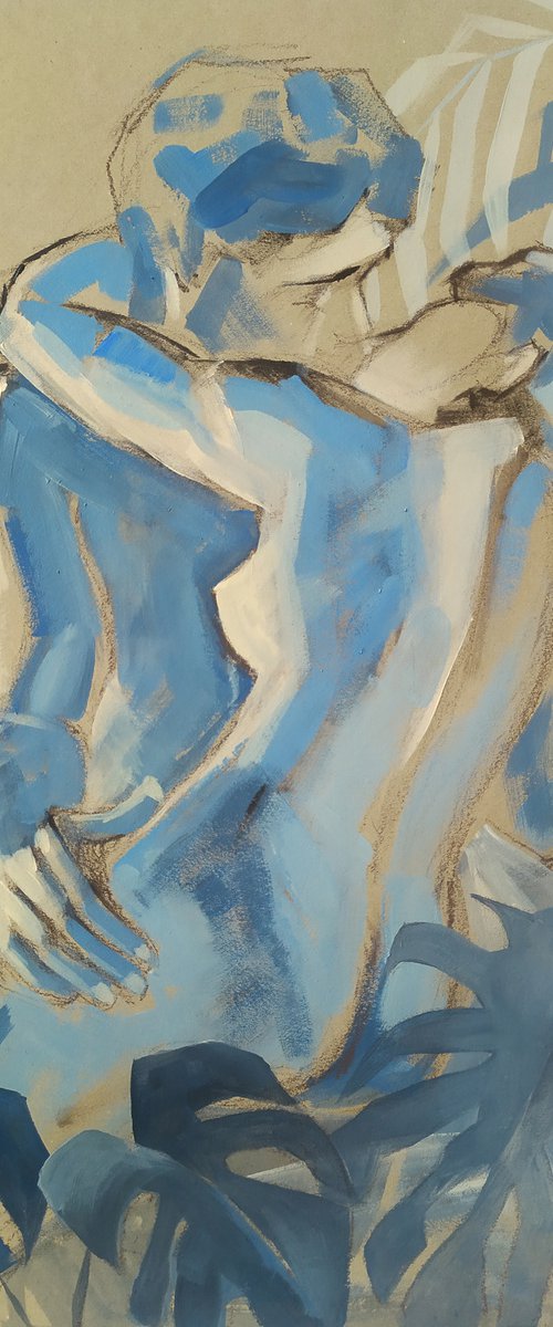 Kissing couple by Ekaterina Prisich