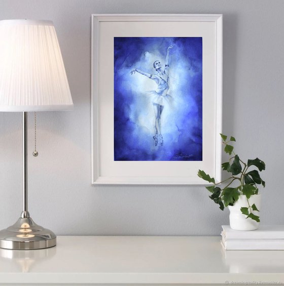 Blue color mood