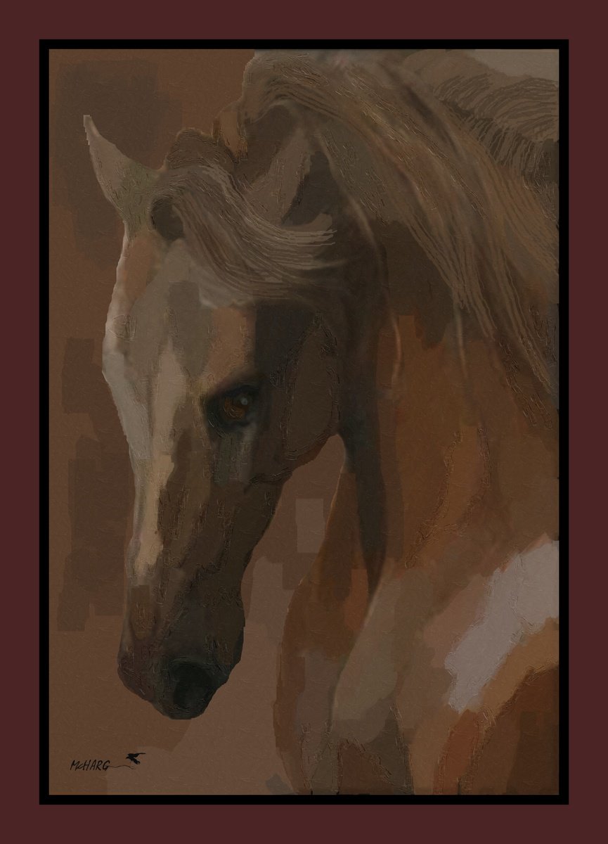 Impressionistic Painting , Arabian By Joe Mcharg, 30 X 42, Artwork For Sale On Artfinder