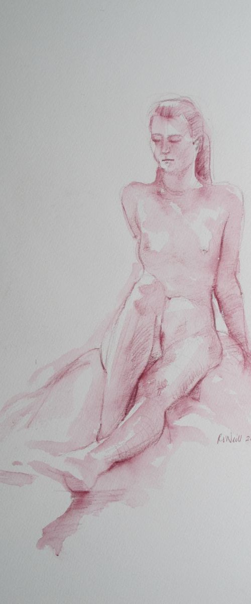 reclining female nude by Rory O’Neill