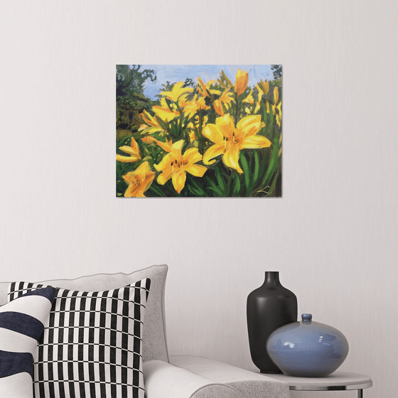 Yellow lilies