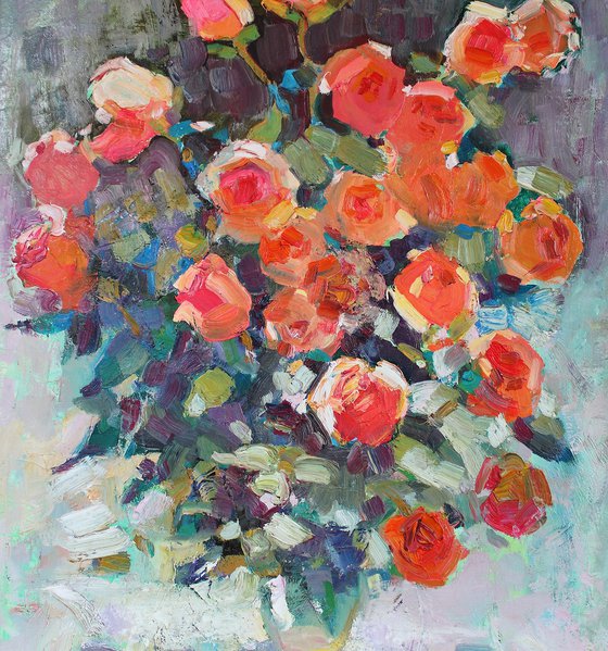 Coral roses