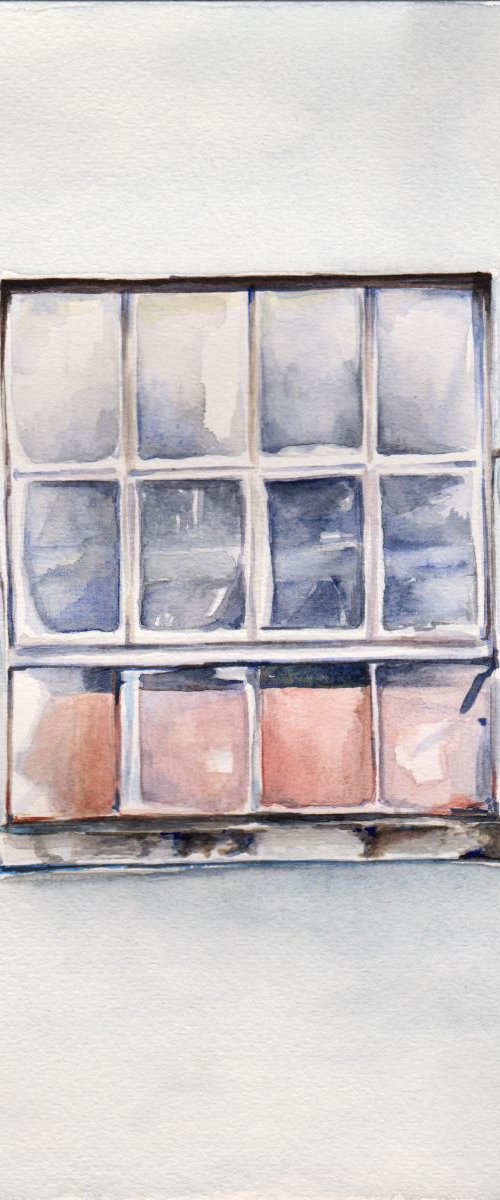 Window - Watercolor A5 by Elina V.G.