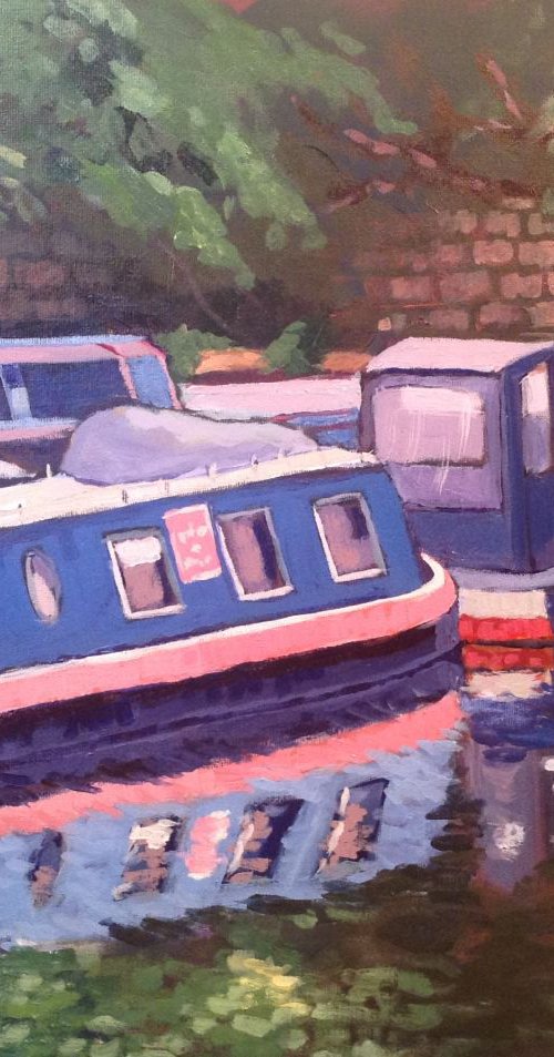 "TRAFFIC JAM" English Longboats by Edward  Abela