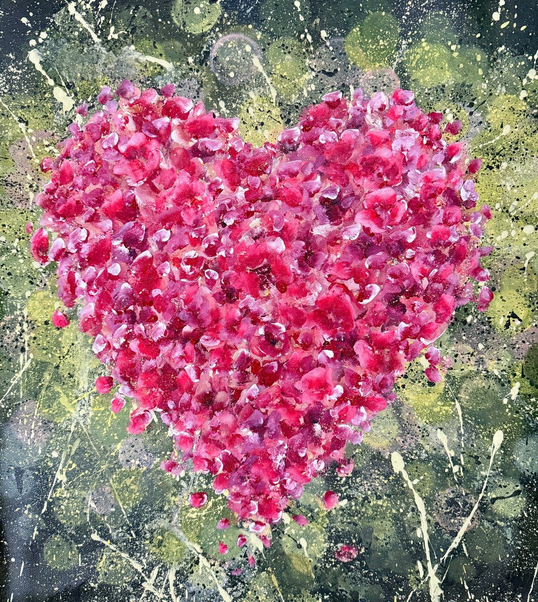 Love More By Emma Sian Pritchard, 16 X 18, Artwork For Sale On Artfinder