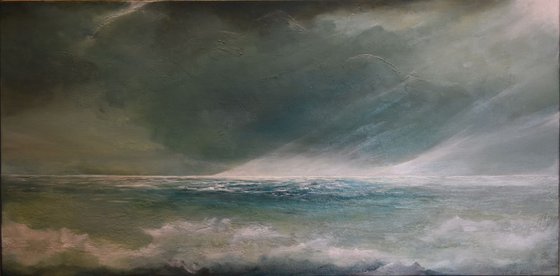 Serenity Seas Seascapes Ocean paintings Water paintings Waves