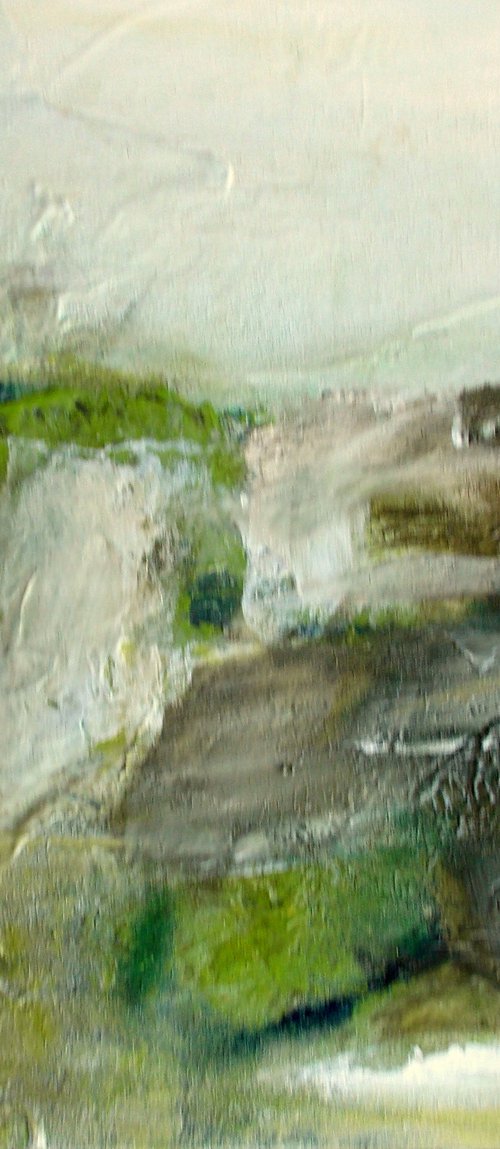 Landscape abstract - Longing for Iceland 2 by Christa Haack