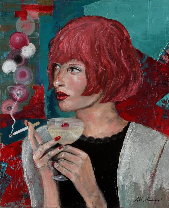 Cocktail and cigarette