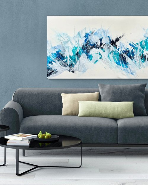 Beyond the blue sea 2024 by Anita Kaufmann