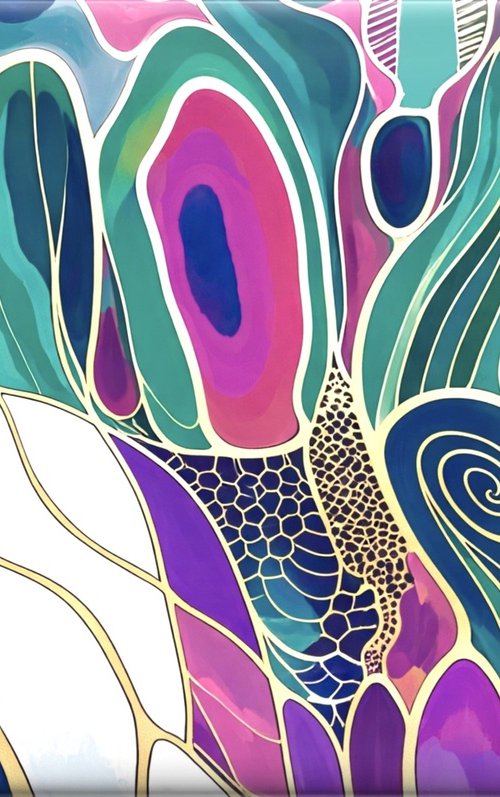 Jazz Style Flowers #14 by V+V Kniazievi