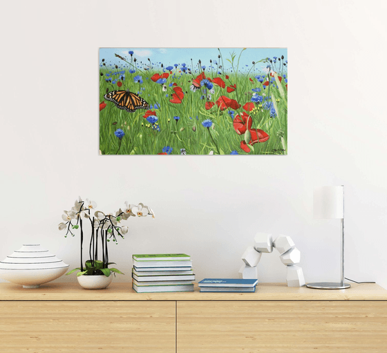 Summer's Breath ( on canvas ) Free Shipping