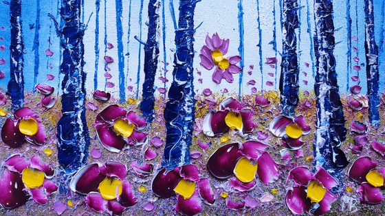"Violet Forest & Flowers in Love"