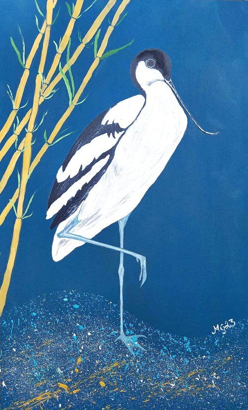 Avocet by Bamboo by Monica Green