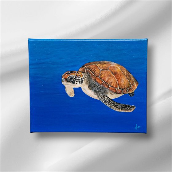 Painting Silent Swim