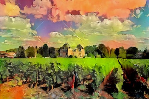 Burgundy's landscape N 12 by Danielle ARNAL